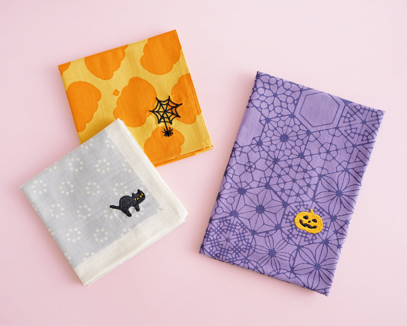 刺繍サービス10月の新作「ハロウィンモチーフ」