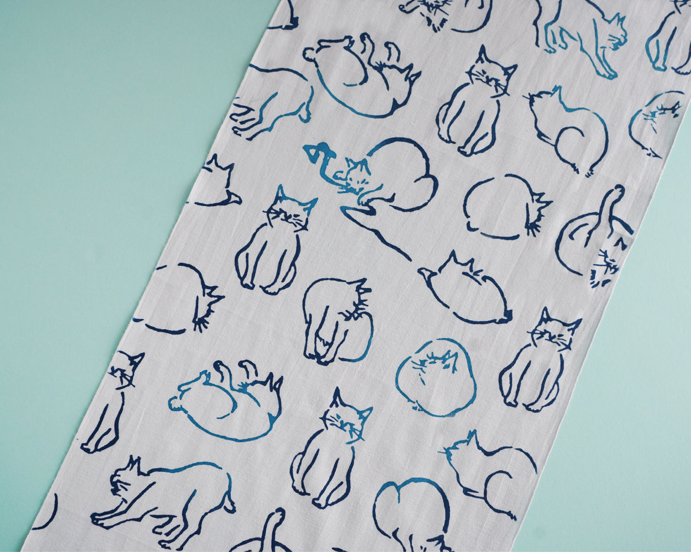 猫百景てぬぐい