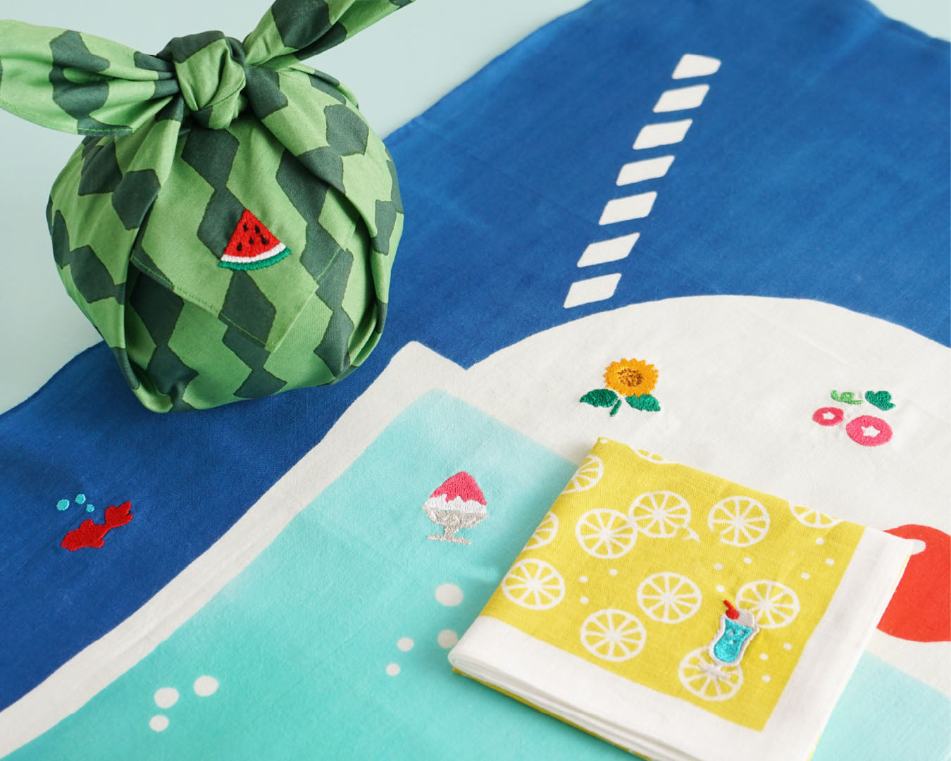 刺繍サービス8月の新作「夏の風物詩」シリーズ登場