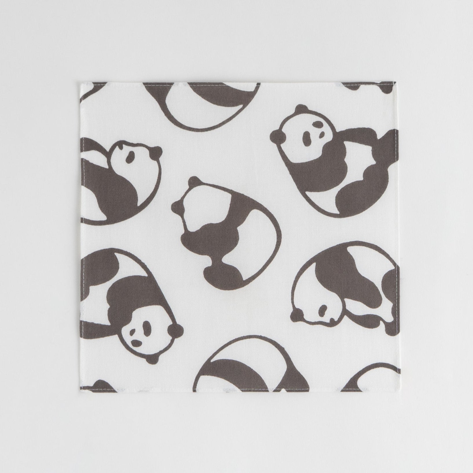 まめぐい パンダ小紋