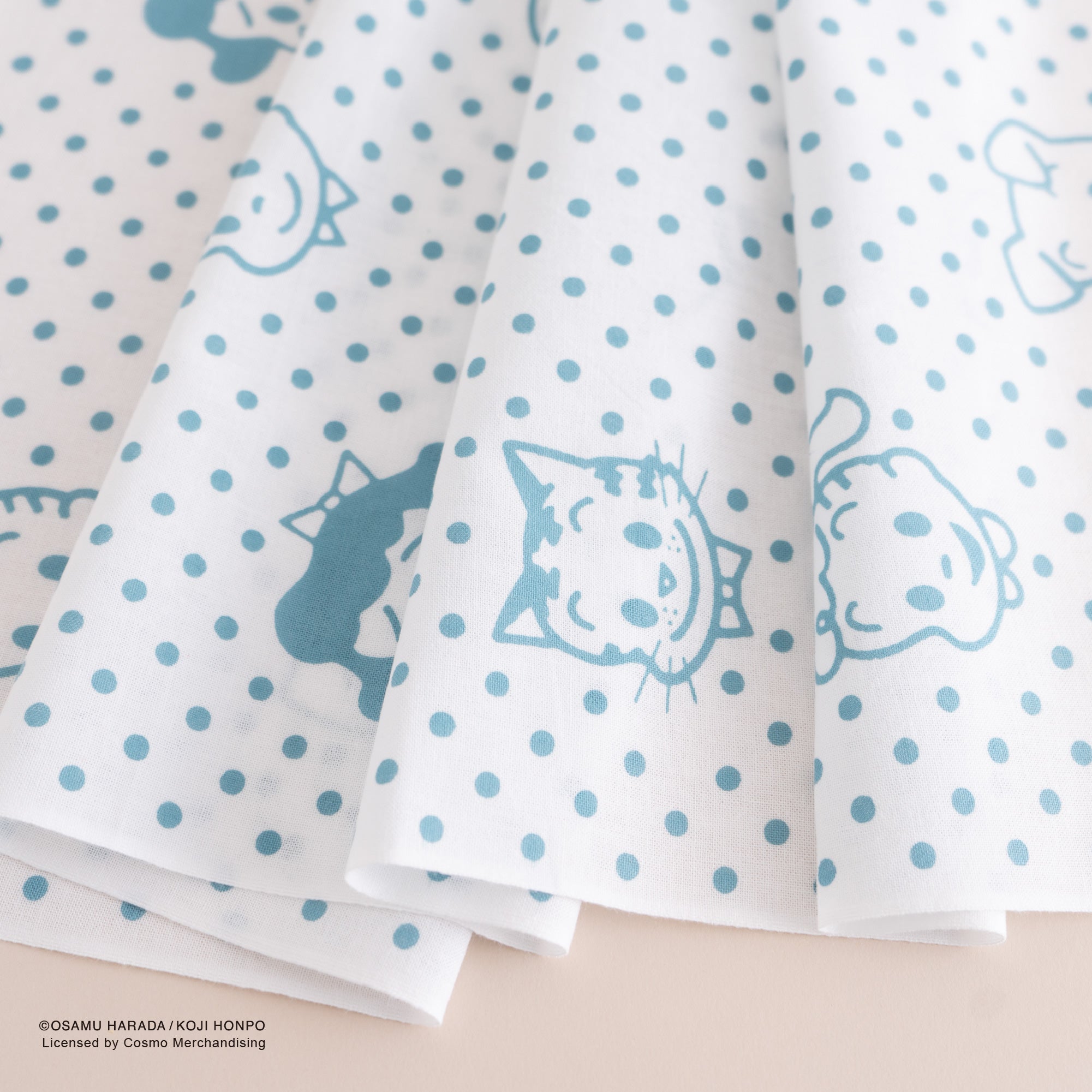 【お一人様3点まで】OSAMU GOODS 豆絞り 水色