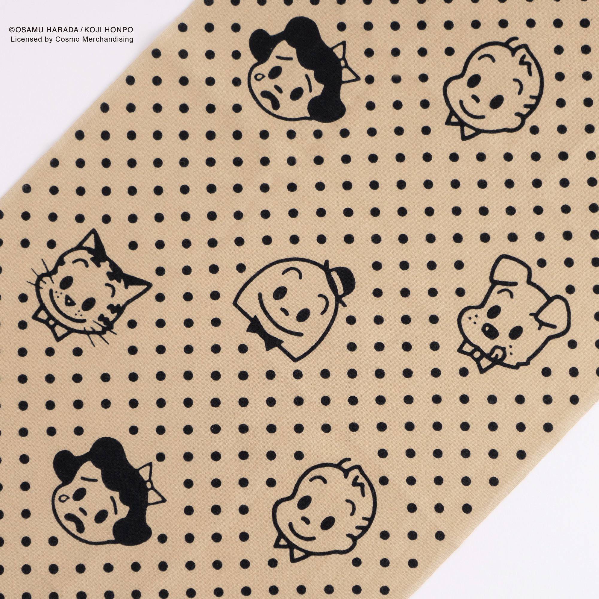 【お一人様3点まで】OSAMU GOODS 豆絞り 茶 黒