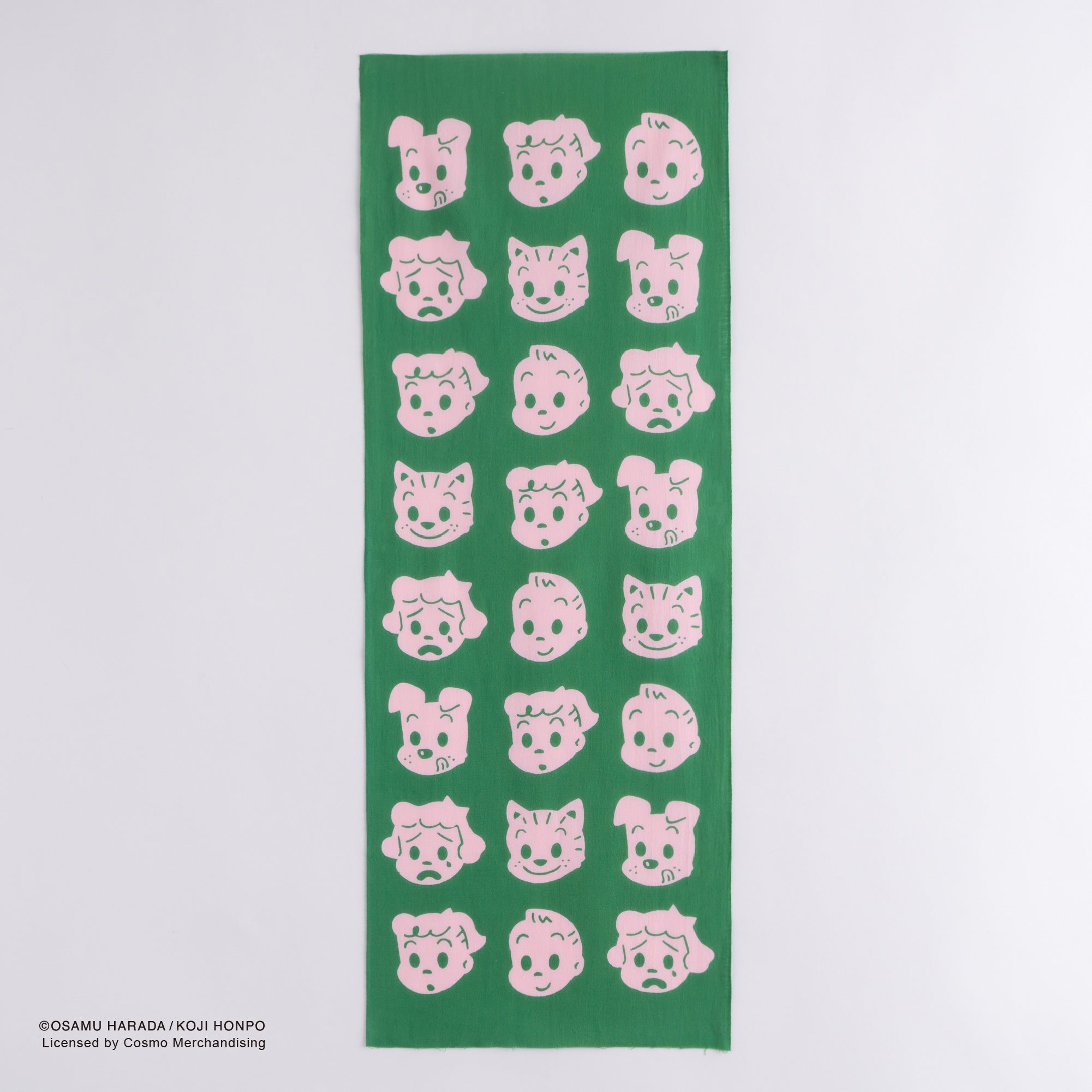 【お一人様3点まで】OSAMU GOODS フェイスならべ ピンク 緑