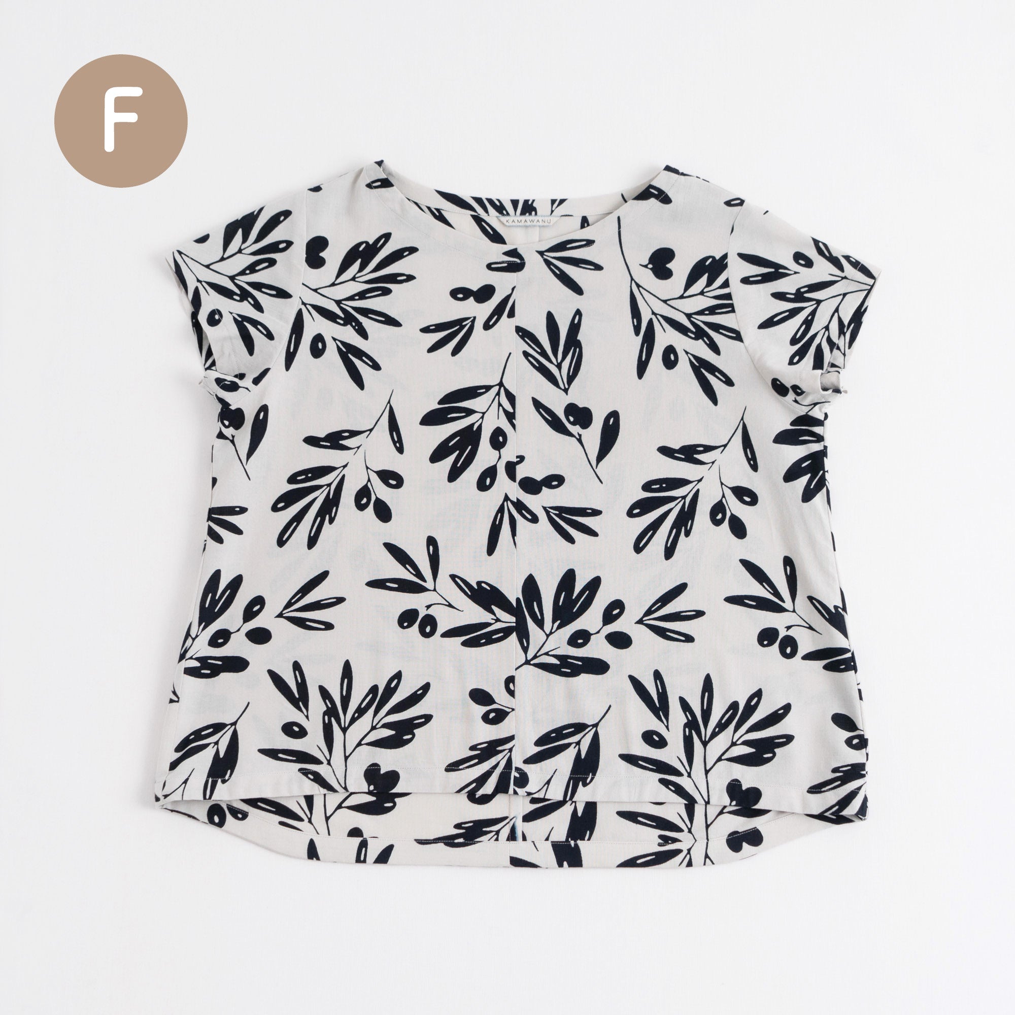 かむり 枝オリーブ 黒