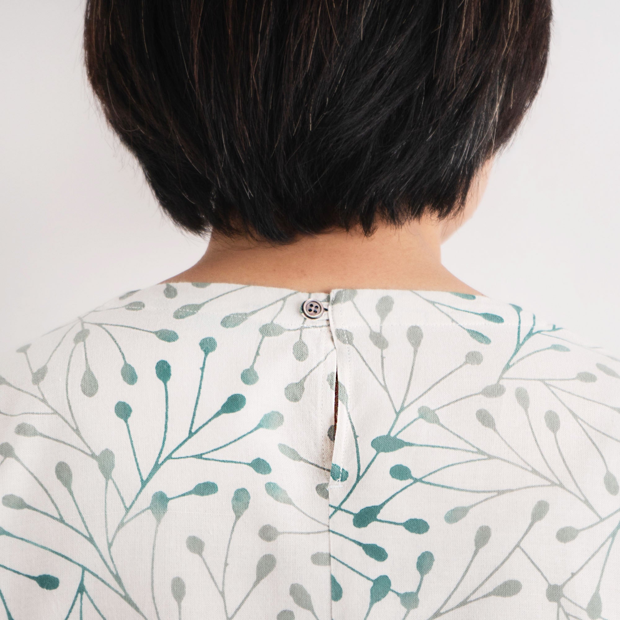 長袖かむり 吾亦紅 グレージュ