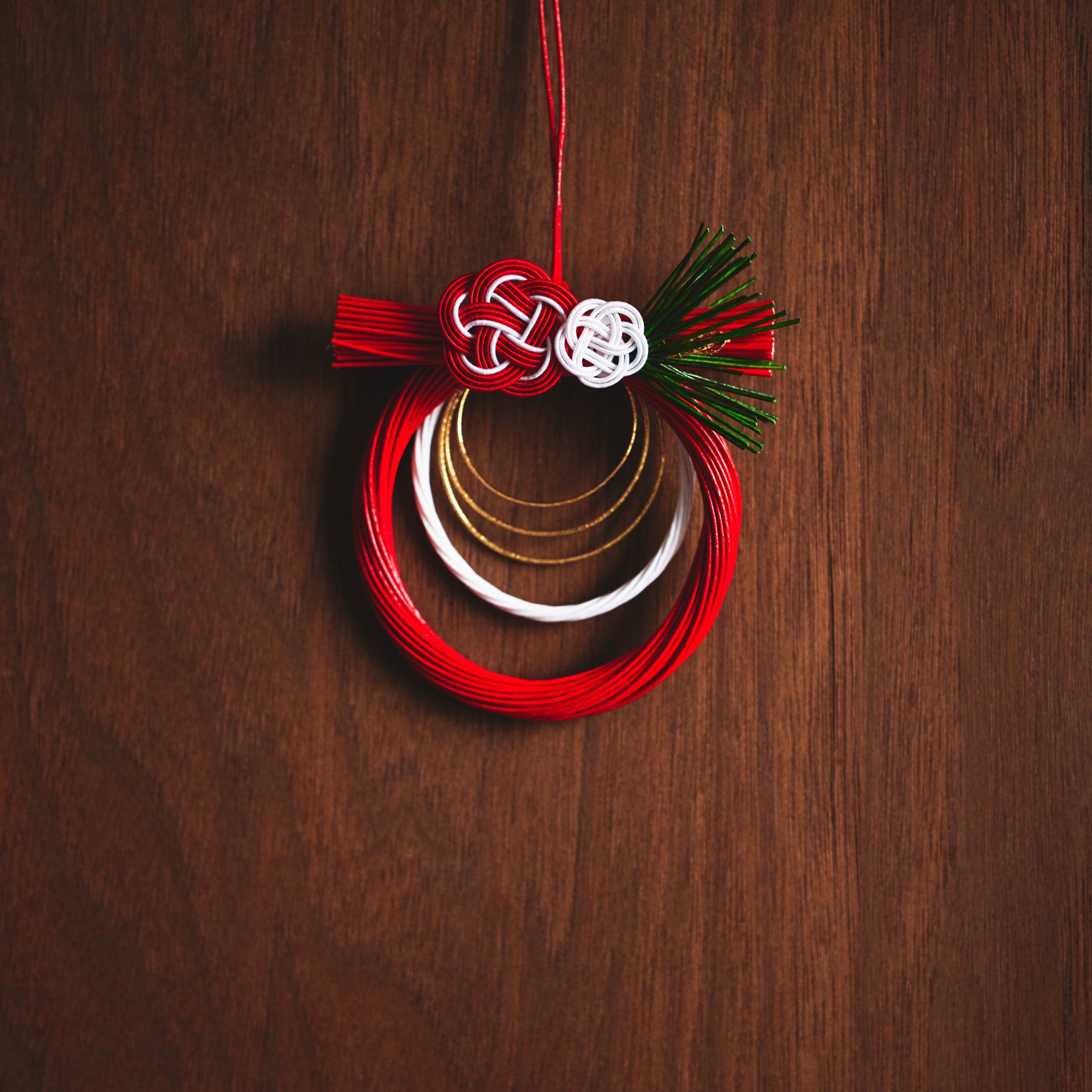 水引豆飾り 豆かさね梅松