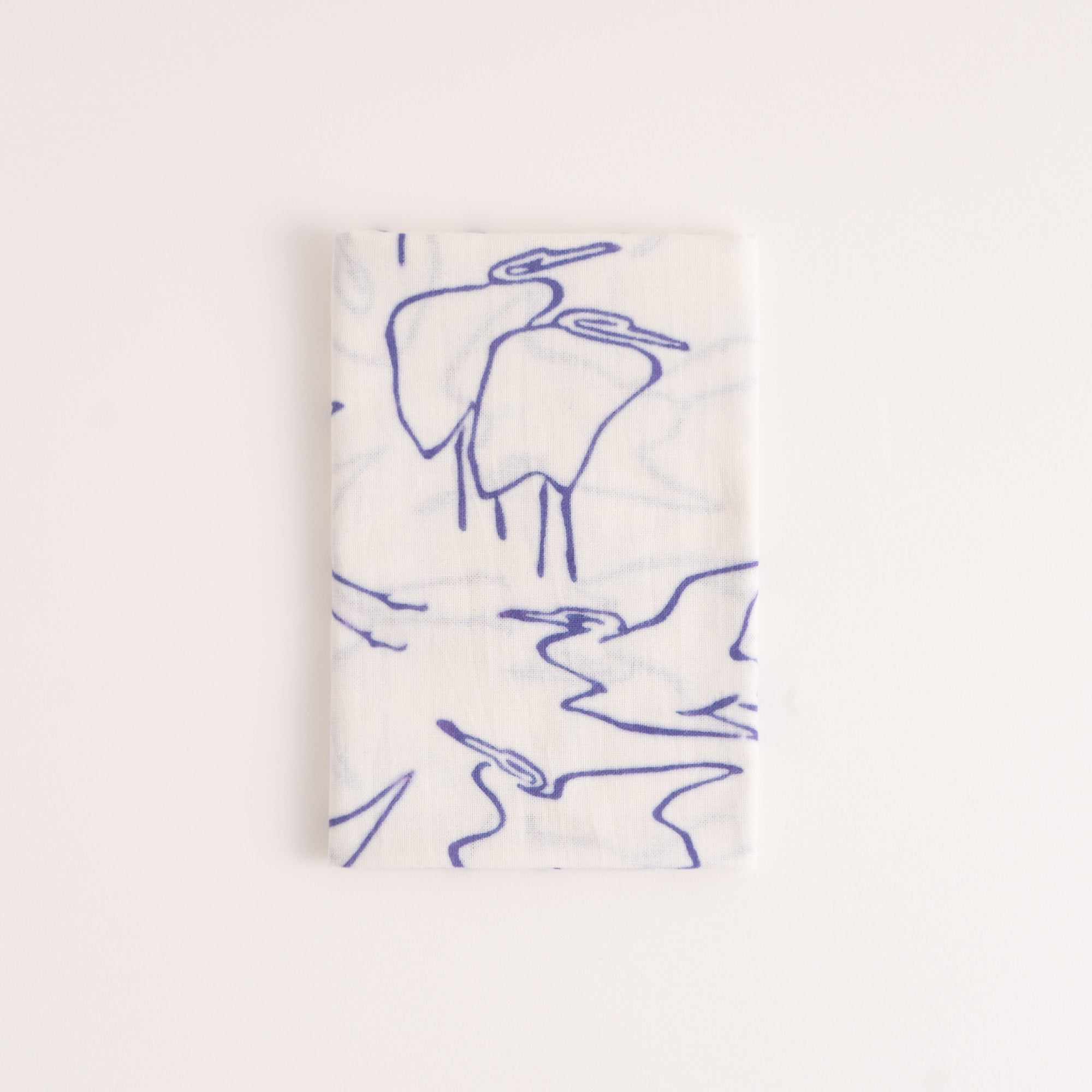 いきもの図譜てぬぐい 白鷺