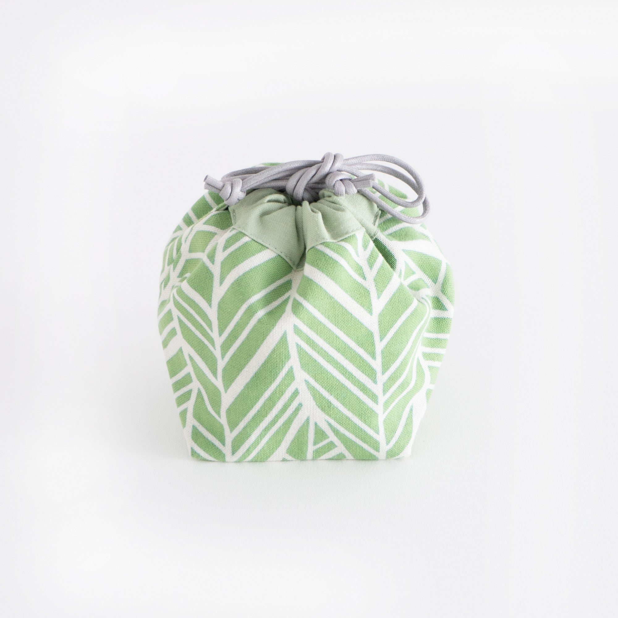 手のり巾着 葉脈