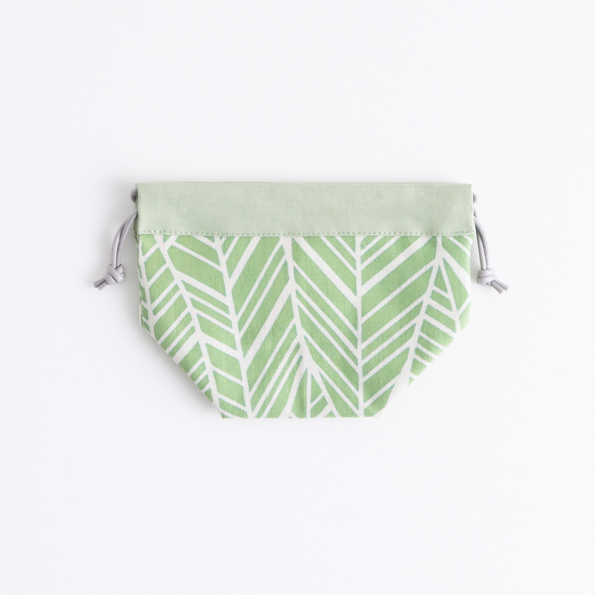 手のり巾着 葉脈