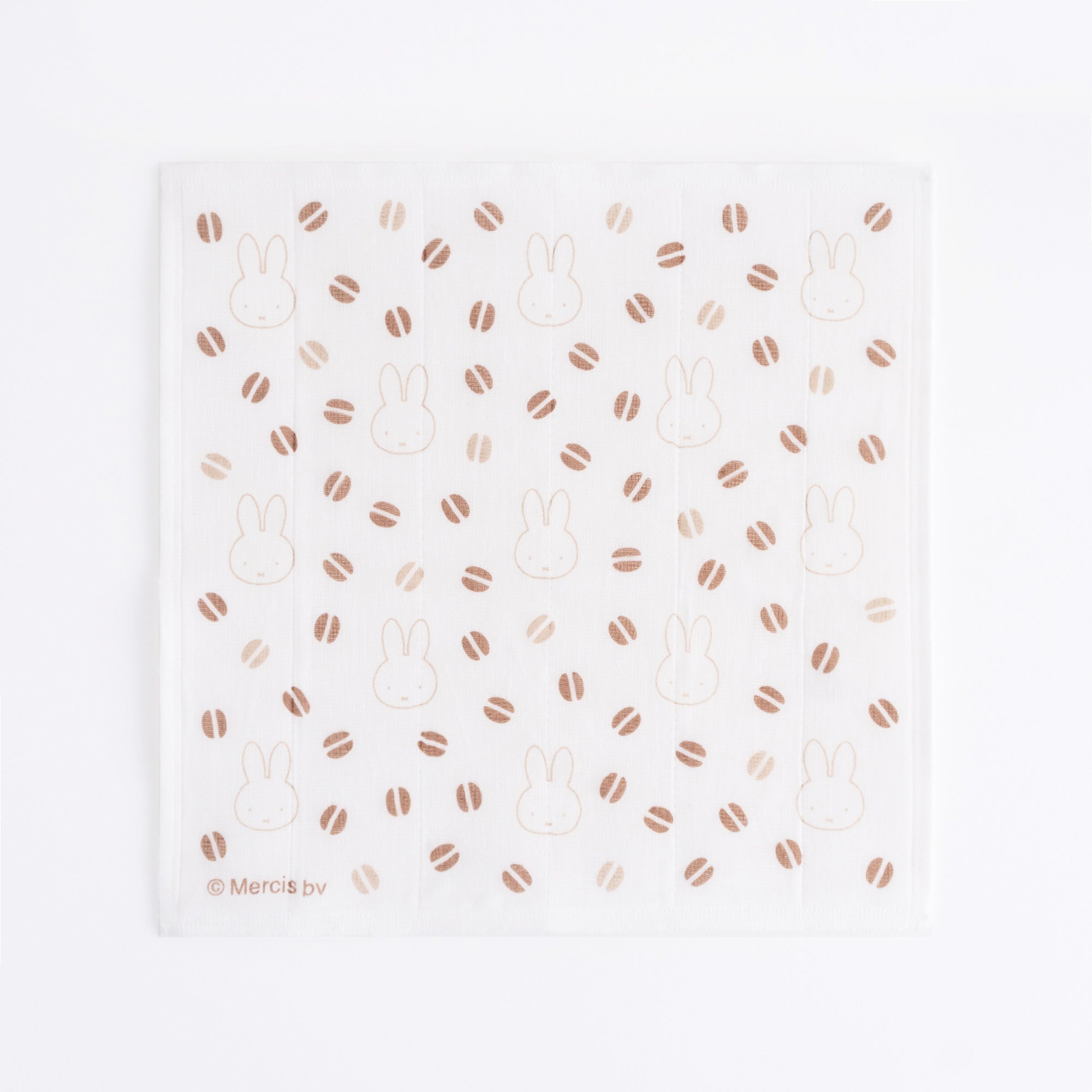 ミッフィーのかや生地ふきん コーヒー豆