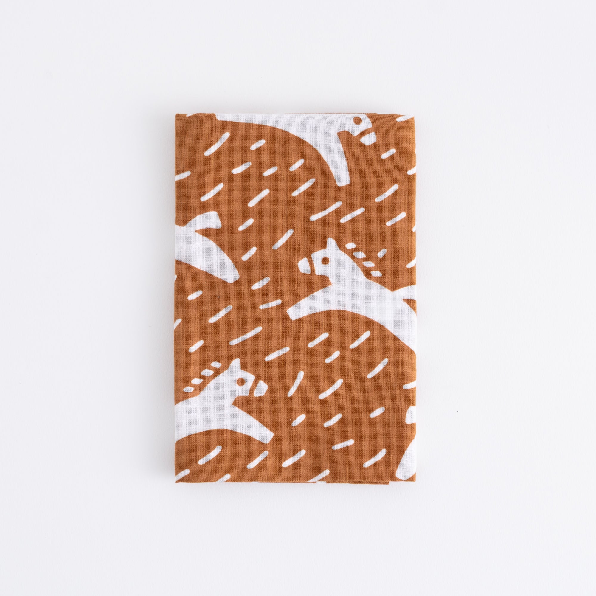 お年賀てぬぐい 草原馬 黄金色