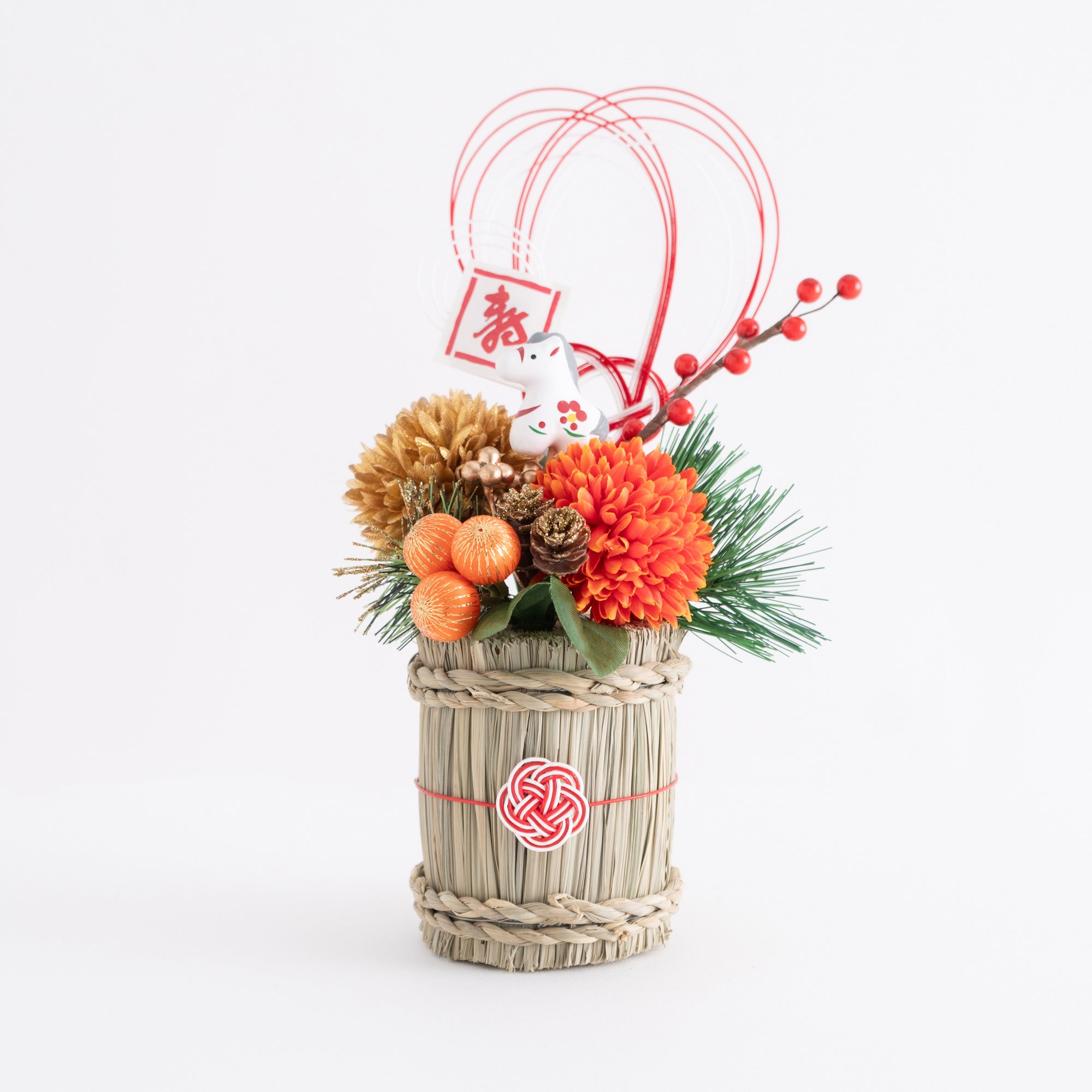 めで俵 迎春円満福呼び午 26