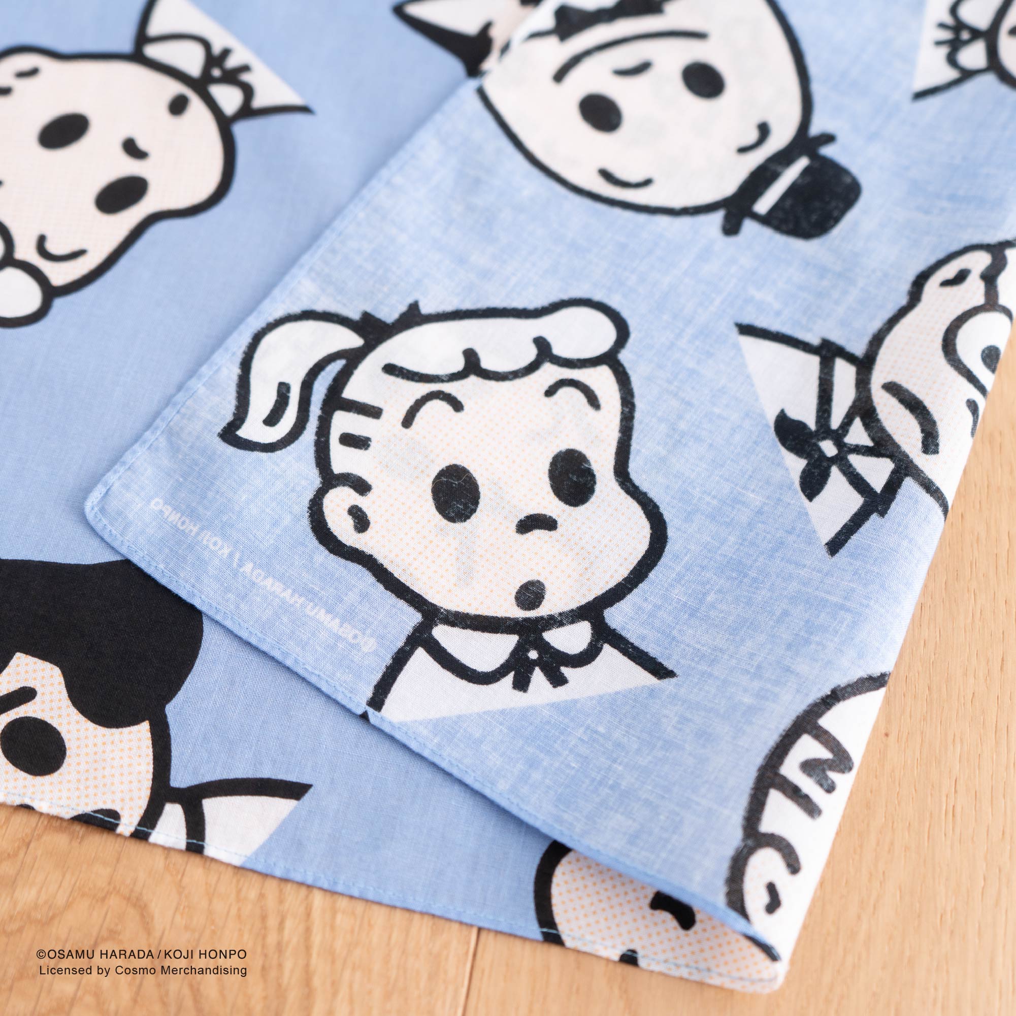 【お一人様3点まで】OSAMU GOODS バンダナ51cm フレンズ ちらし