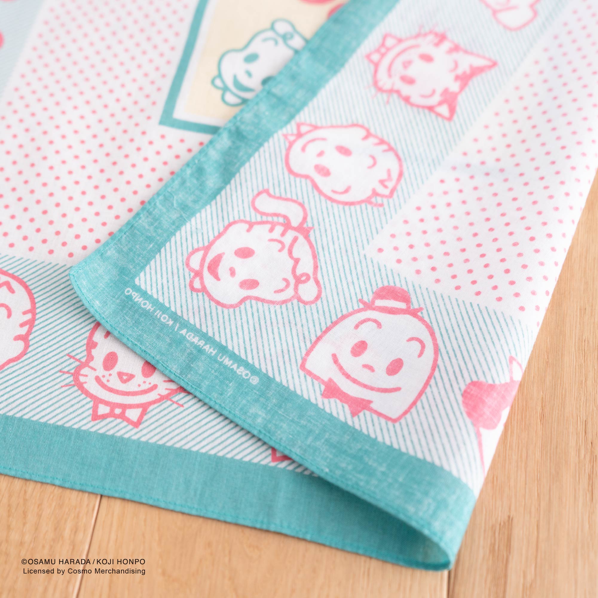 【お一人様3点まで】OSAMU GOODS バンダナ51cm フレンズ ドット&ストライプ