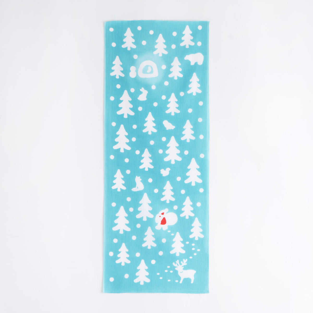 あったか冬景色 薄水色