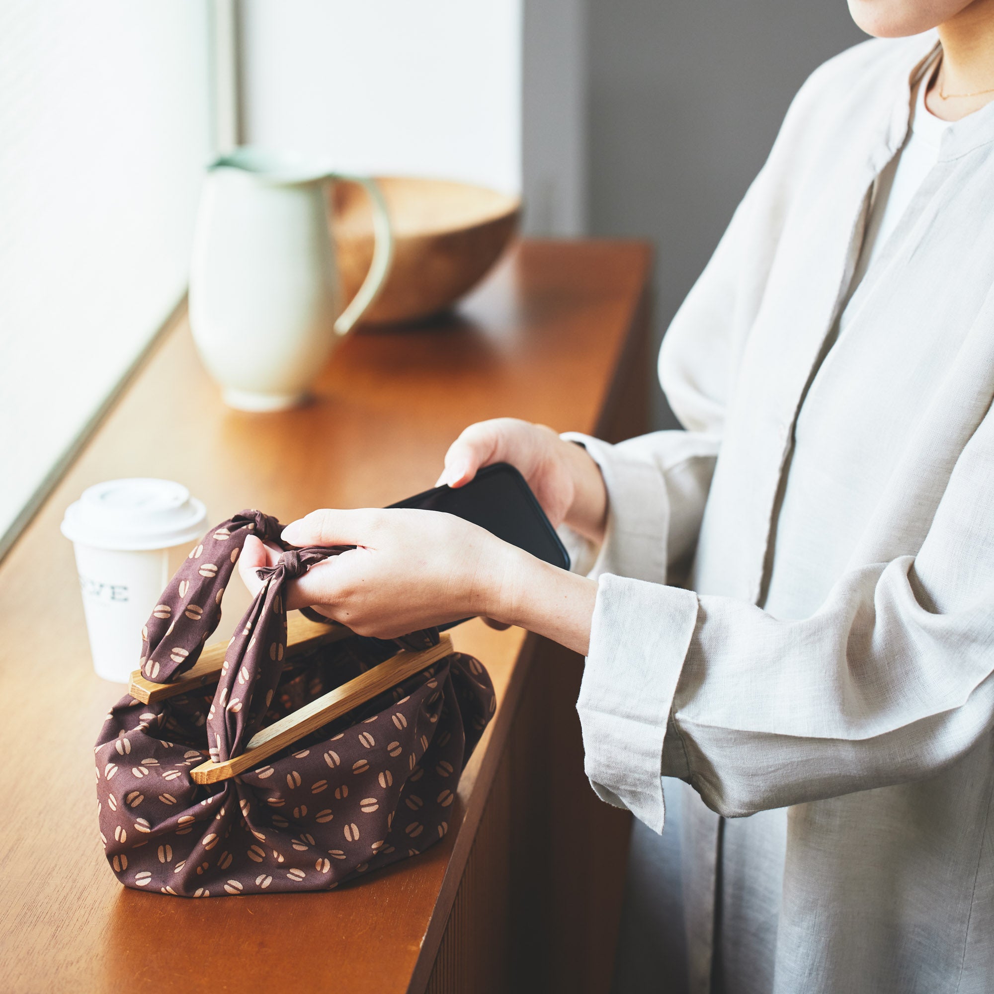 おいしい風呂敷 コーヒーまめ