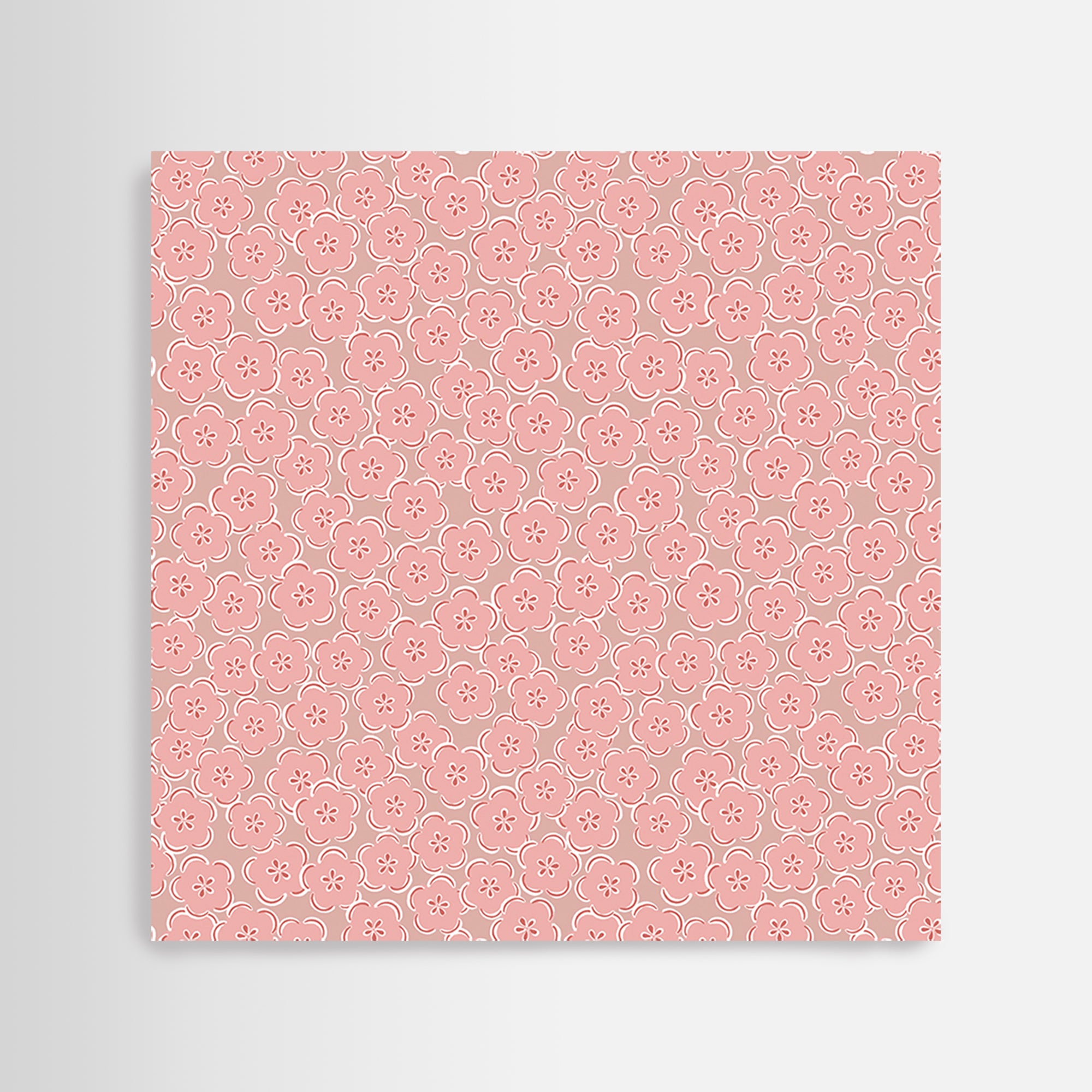 ふわり綿風呂敷 中 梅花紋