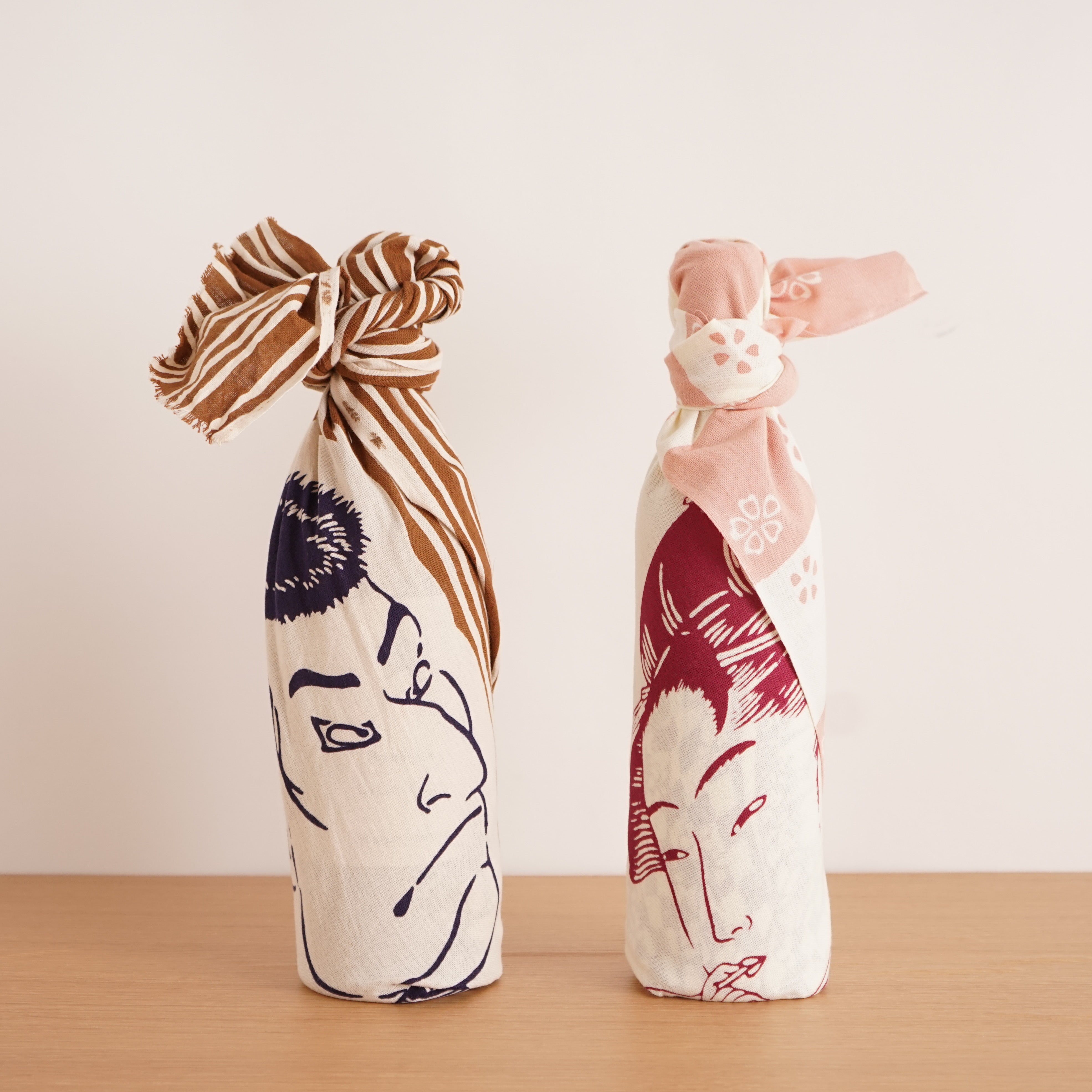 浮世絵文様 三代目大谷鬼次の江戸兵衛