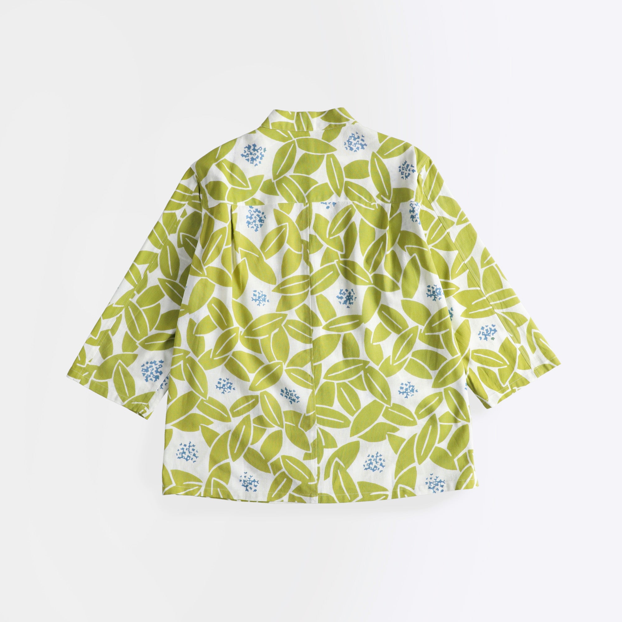 晒シャツ 七分袖 キンモクセイづくし 辛子 M