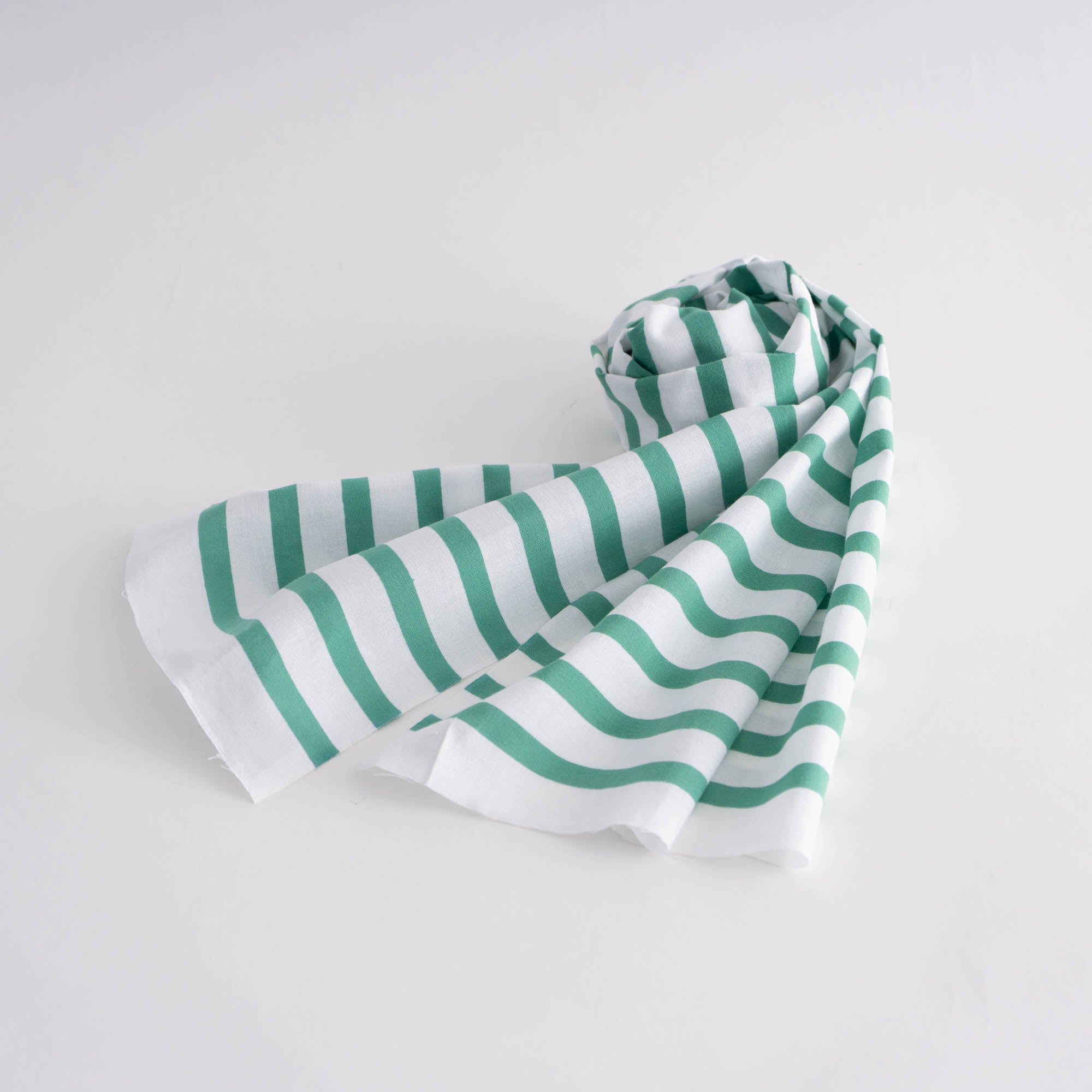 SCARF Stripes Leaf Green