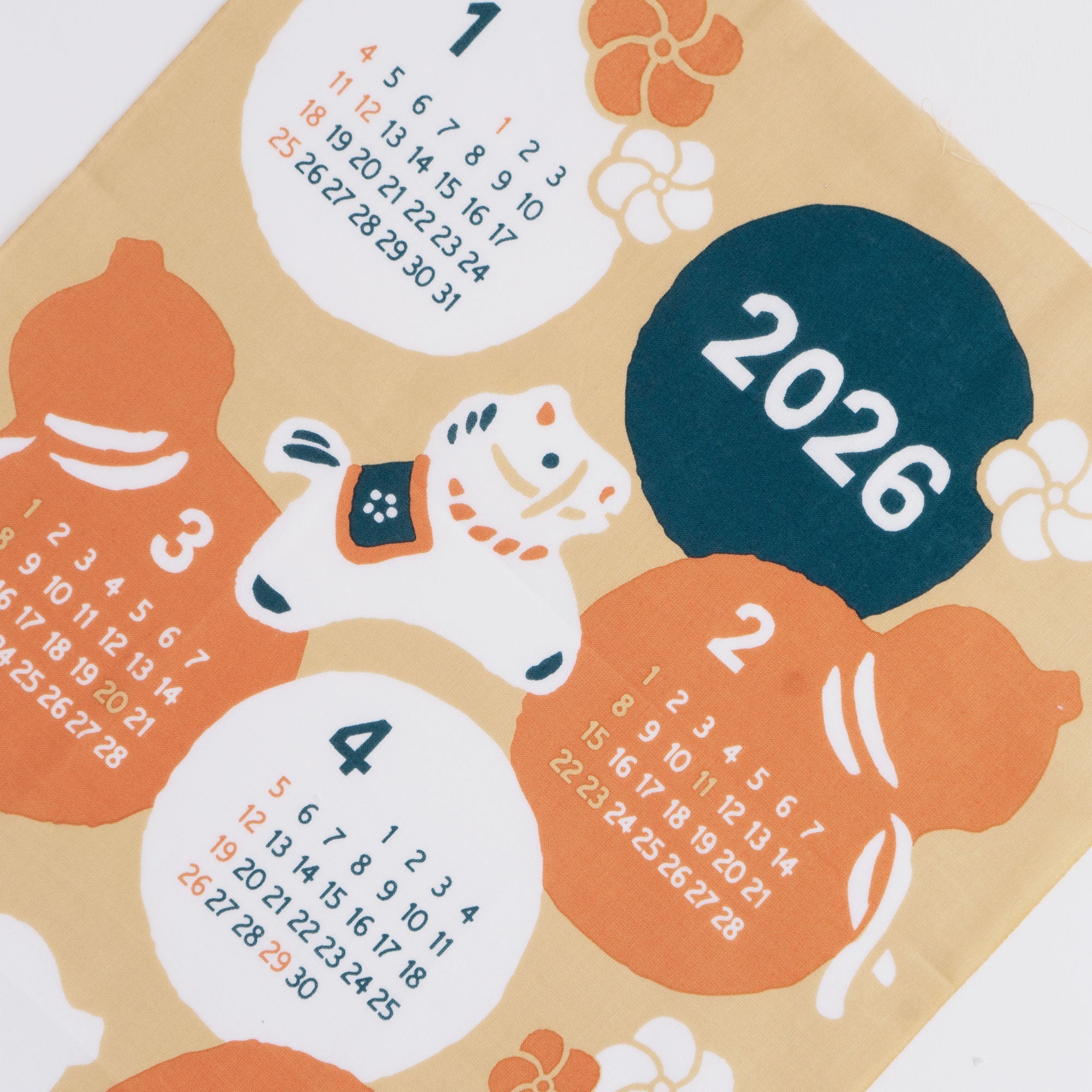 てぬぐいカレンダー 2026