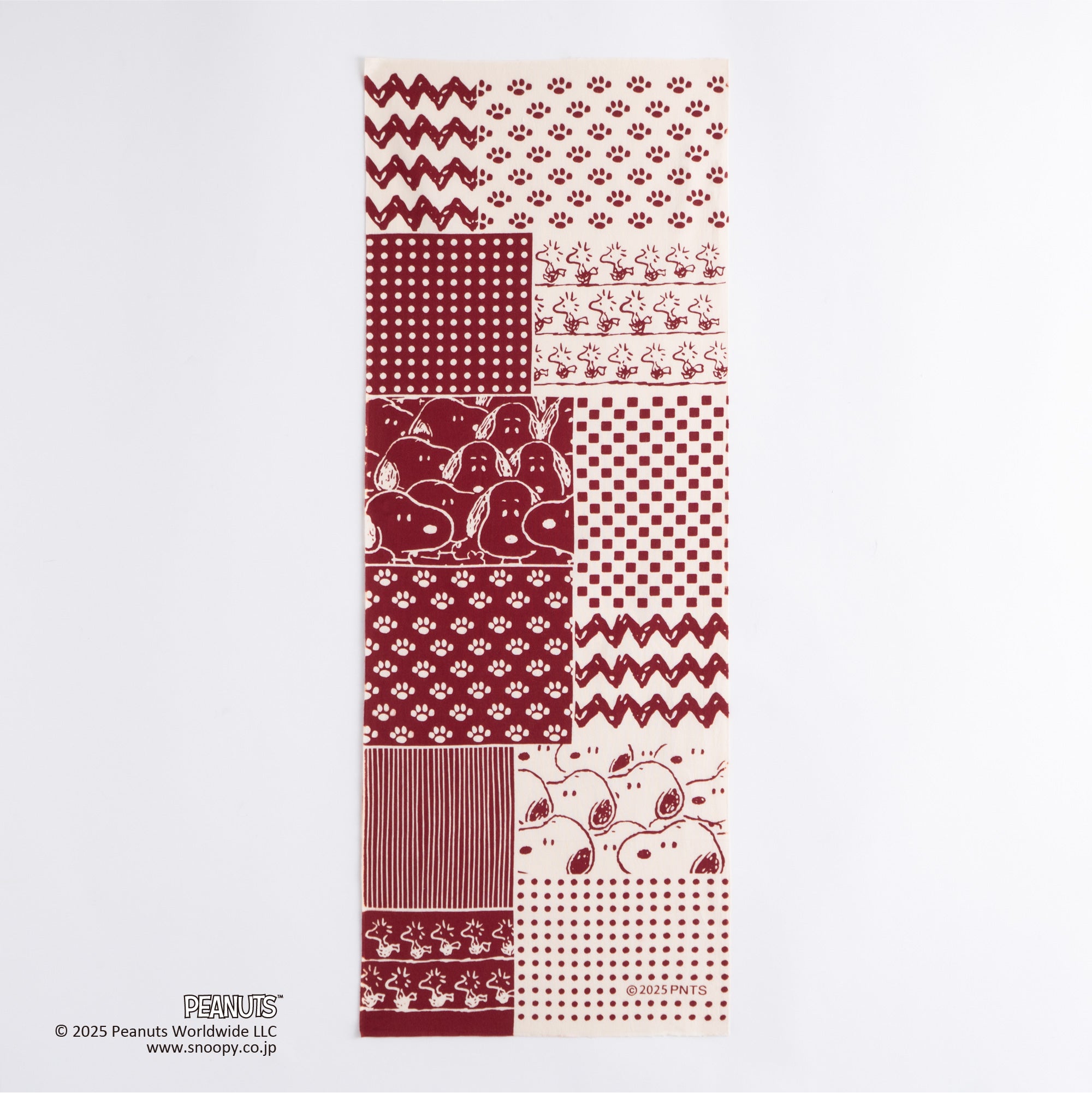 スヌーピー切継小紋