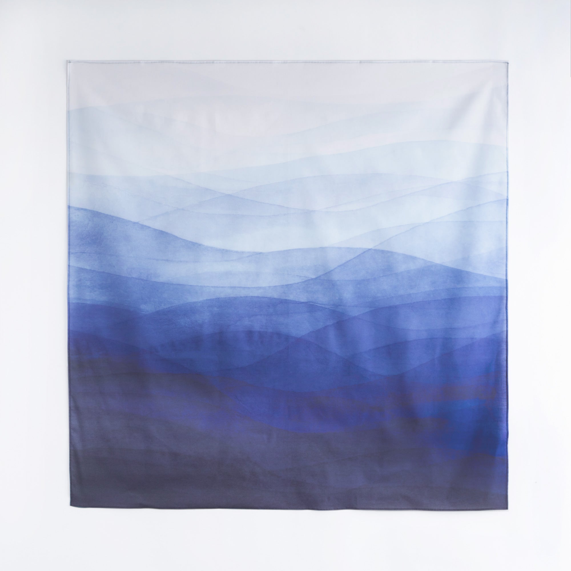 かまわぬの風呂敷 100 水彩 なみ