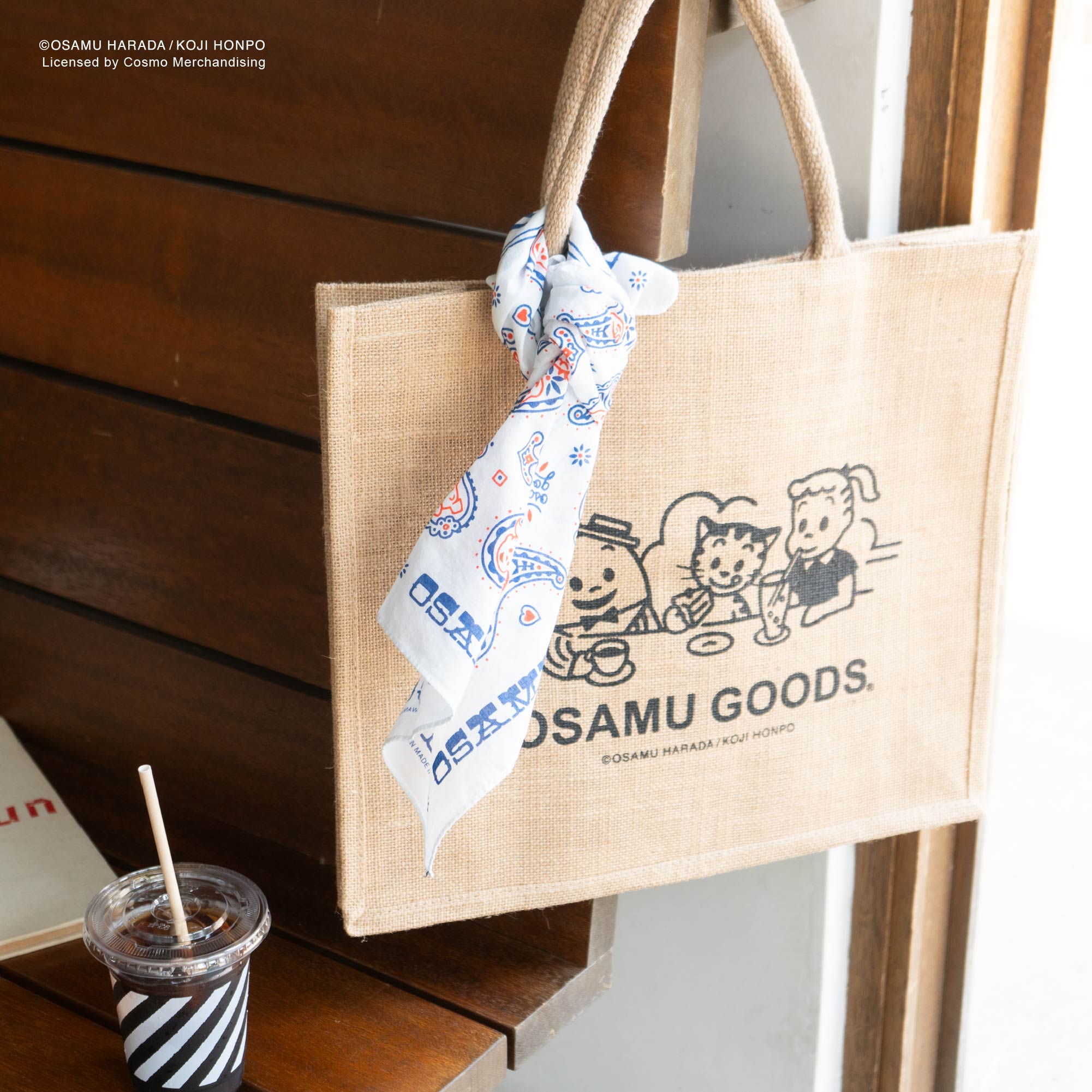 【お一人様3点まで】OSAMU GOODS バンダナ51cm ペイズリー