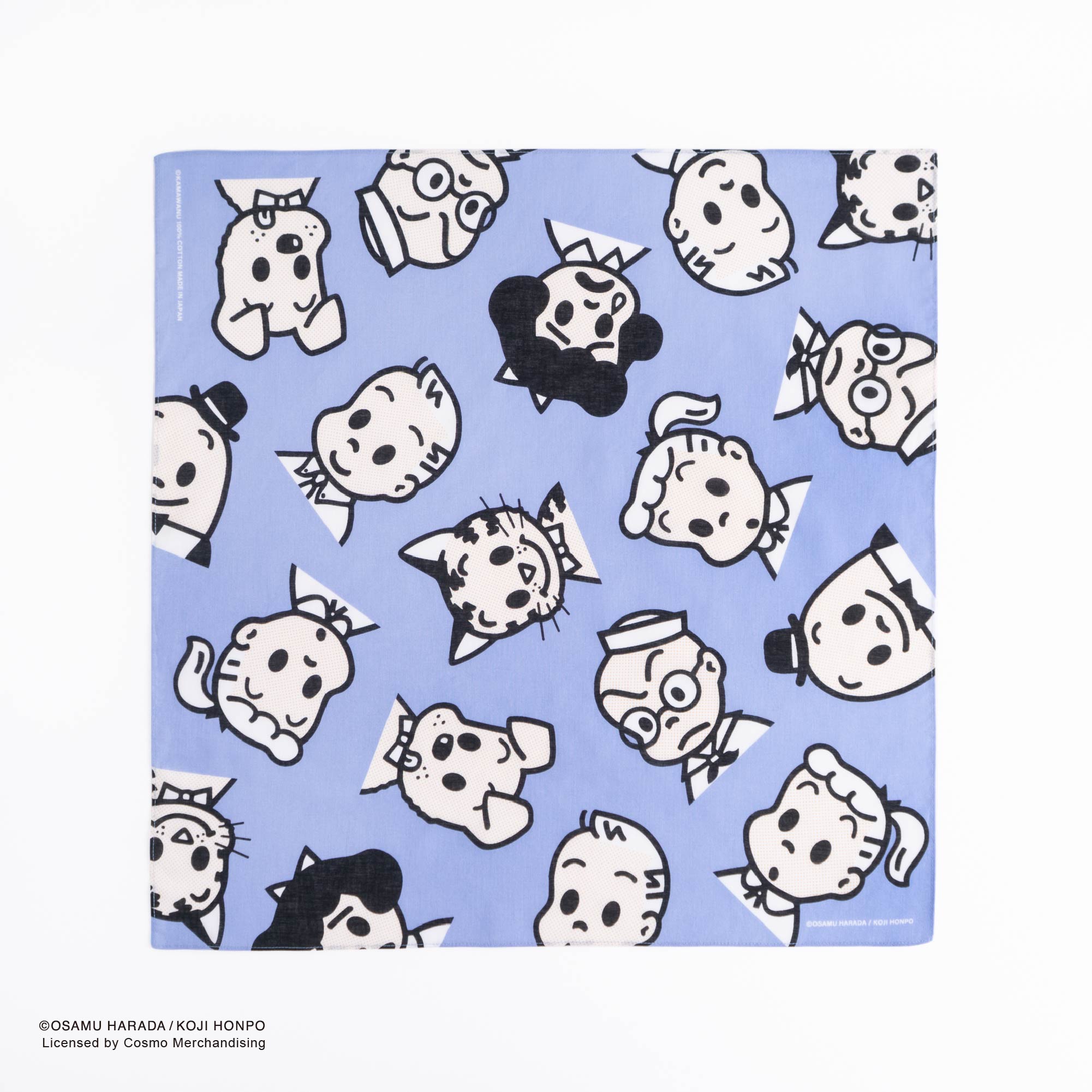 【お一人様3点まで】OSAMU GOODS バンダナ51cm フレンズ ちらし