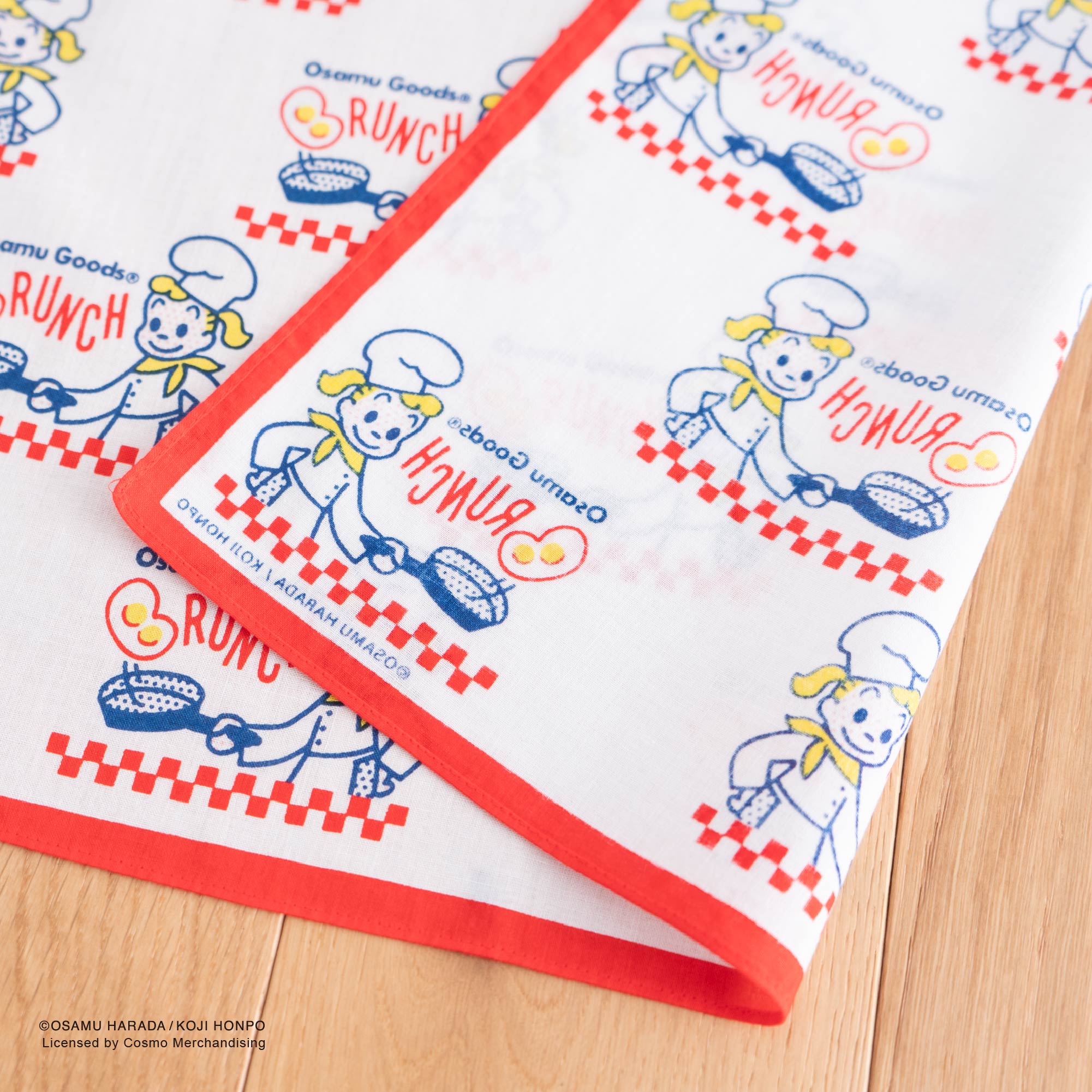 【お一人様3点まで】OSAMU GOODS バンダナ51cm ブランチ
