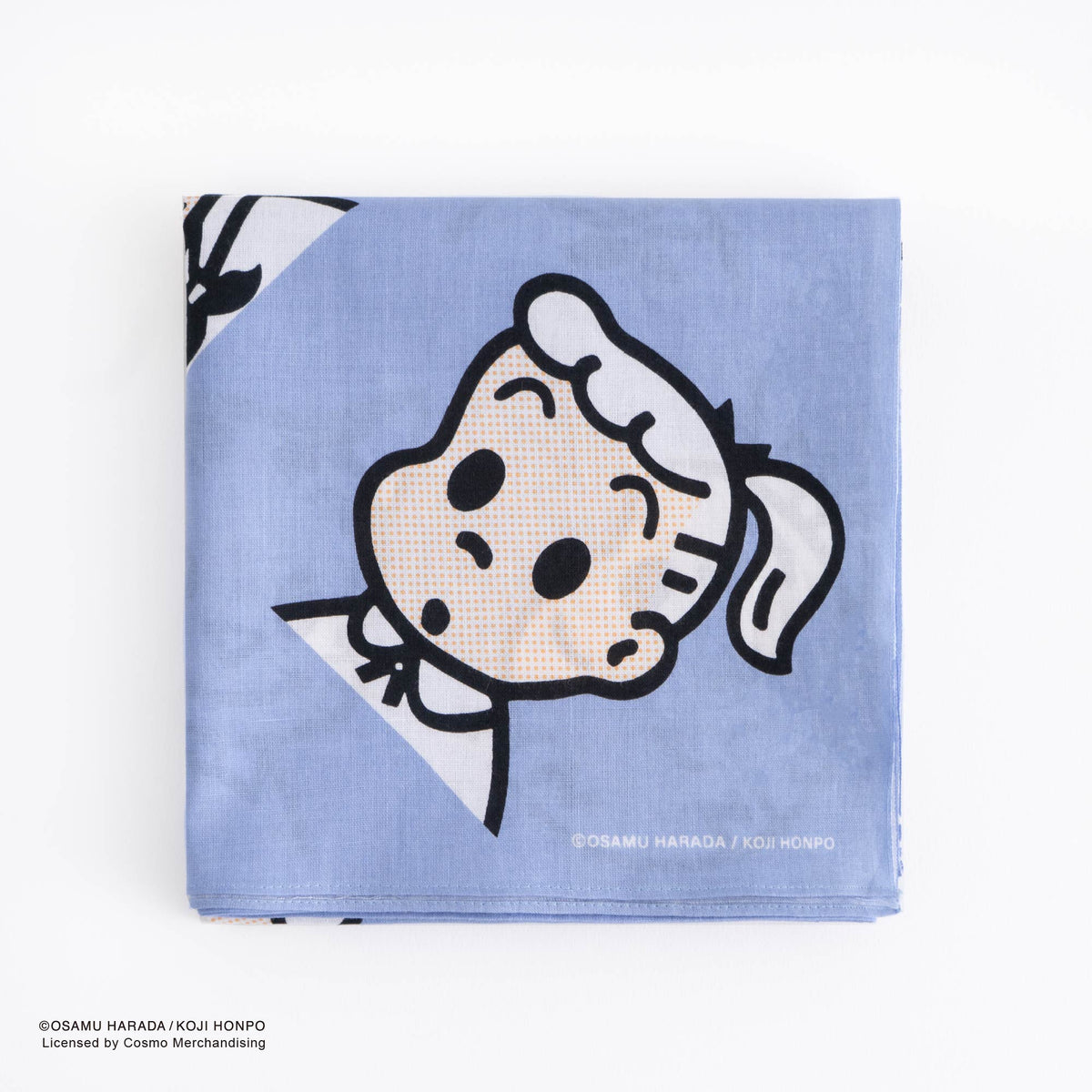 お一人様3点まで】OSAMU GOODS 大判バンダナ69cm フレンズ ちらし