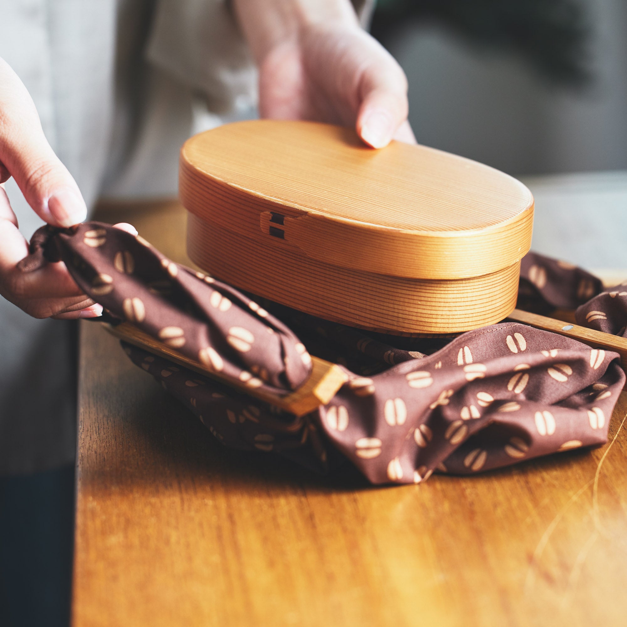 おいしい風呂敷 コーヒーまめ