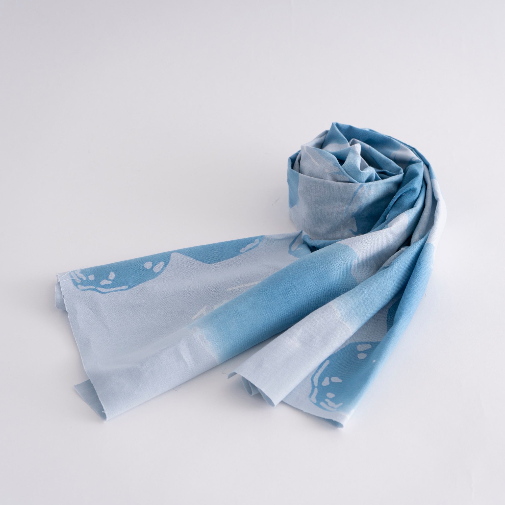 SCARF Ripples Ocean Blue